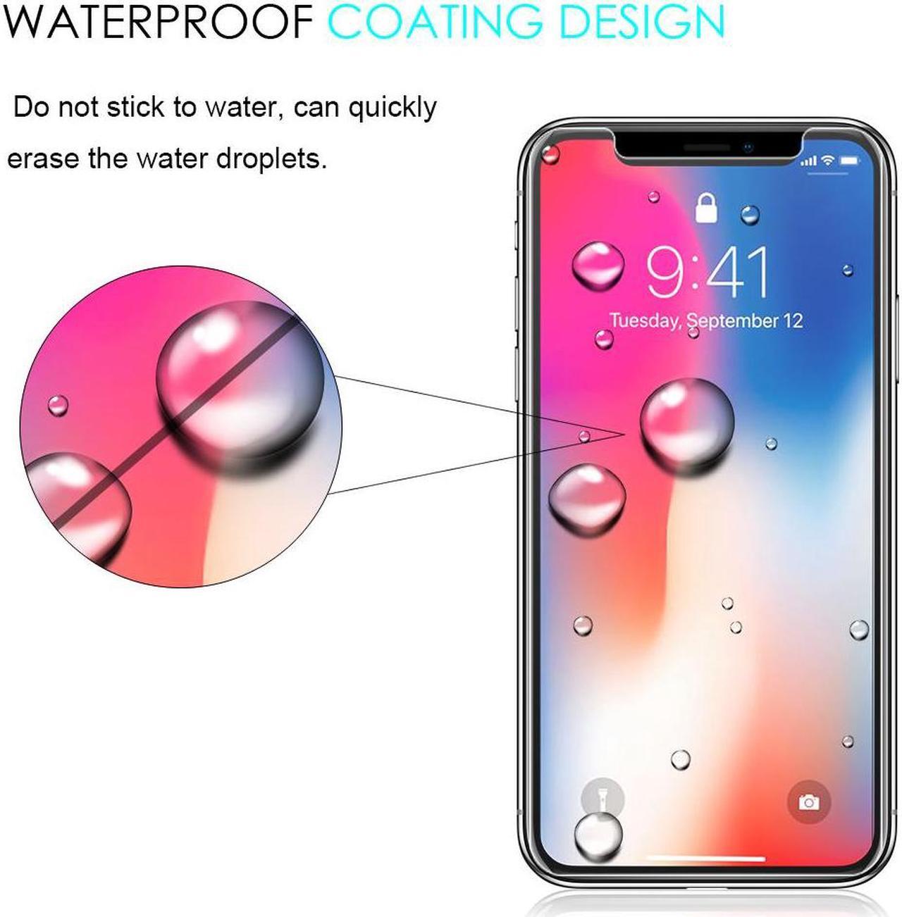 Alt view image 4 of 6 - 2X Tempered Glass Screen Protector Scratch Guard for Apple iPhone Xs Max 6.5"