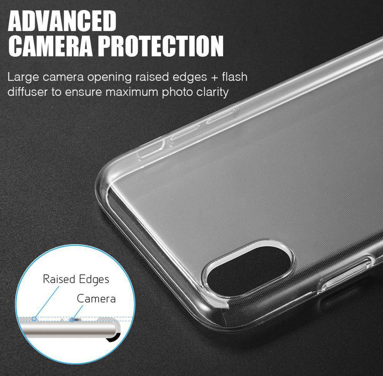 Alt view image 3 of 6 - Transparent Clear Flex Gel TPU Skin Case Cover for Apple iPhone Xs Max 6.5"