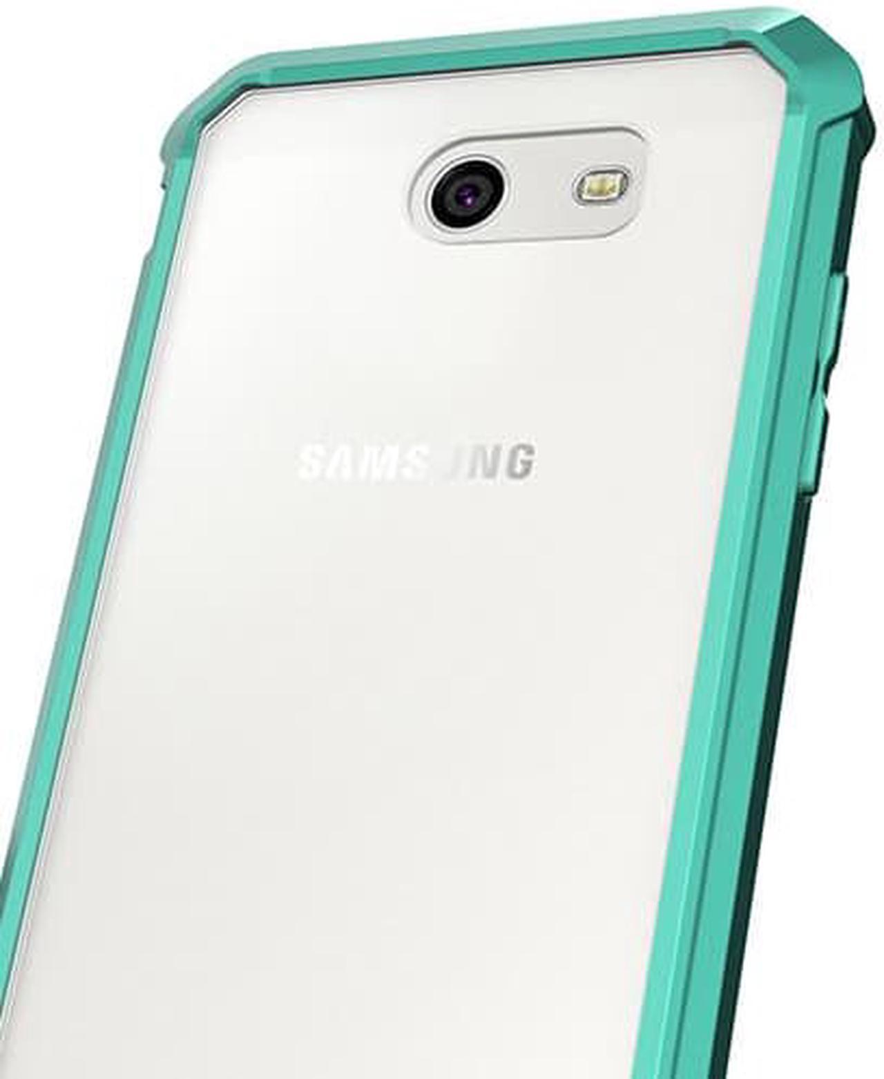 Alt view image 6 of 7 - MINT/CLEAR ANTI-SHOCK TPU CASE HARD COVER FOR SAMSUNG GALAXY J3 EMERGE 2017