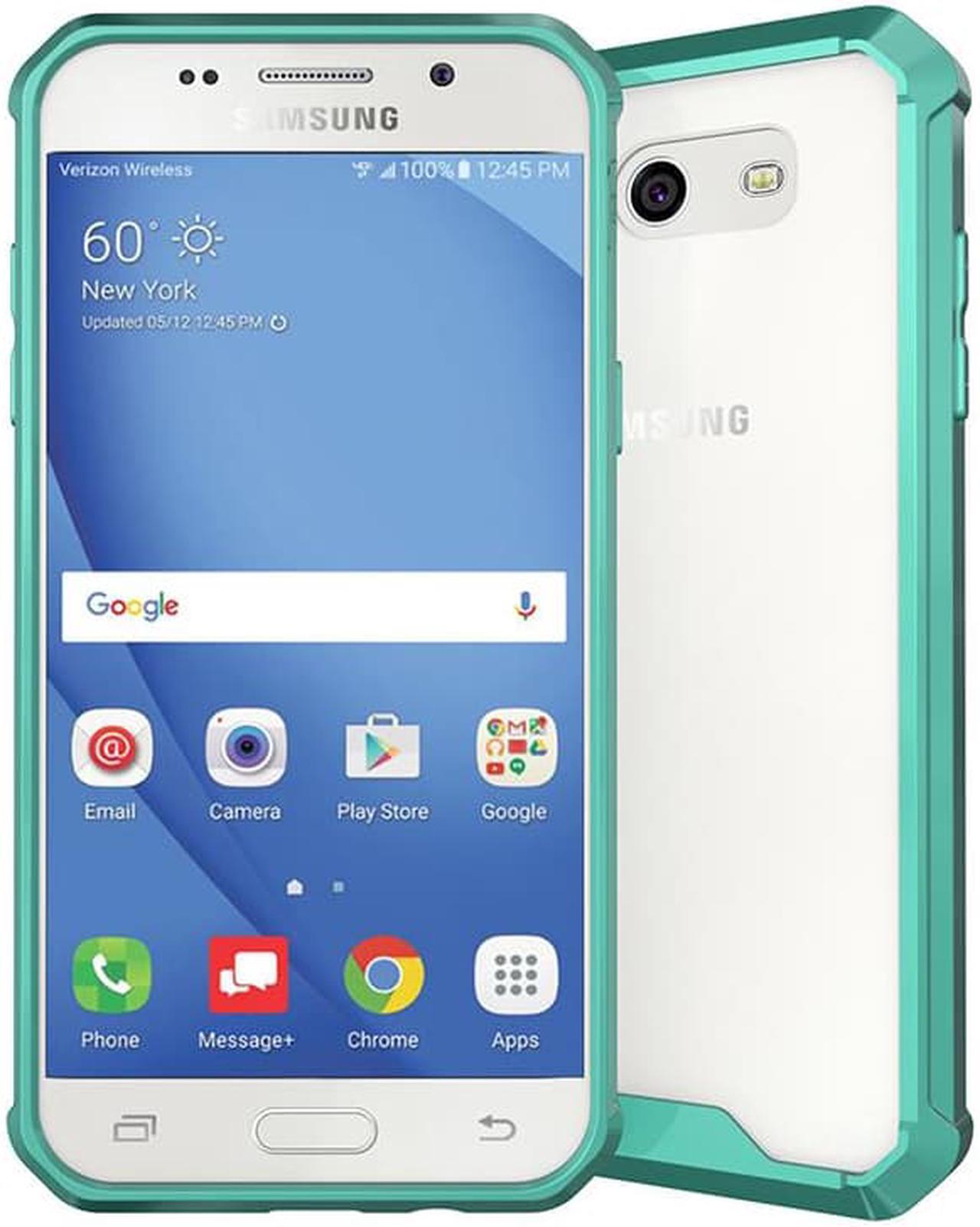 Alt view image 2 of 7 - MINT/CLEAR ANTI-SHOCK TPU CASE HARD COVER FOR SAMSUNG GALAXY J3 EMERGE 2017