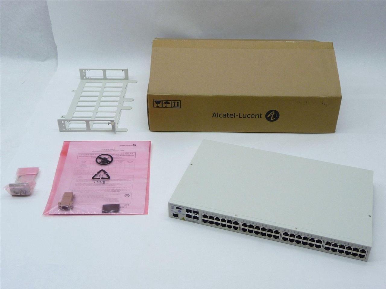 Main image of NEW ALCATEL-LUCENT OMNISWITCH OS6850-P48 6850 POE GIGABIT SWITCH 902542-90 NO PS