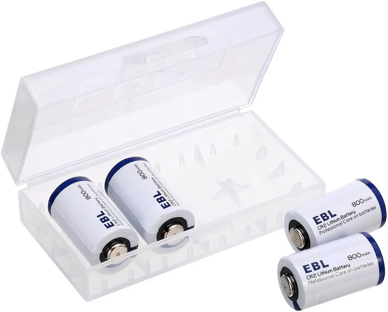Alt view image 7 of 7 - EBL 16 Pcs Lithium CR2 Batteries 3.0V Photo Batteries CR17355 DLCR2 Camera Toys EXP 2029