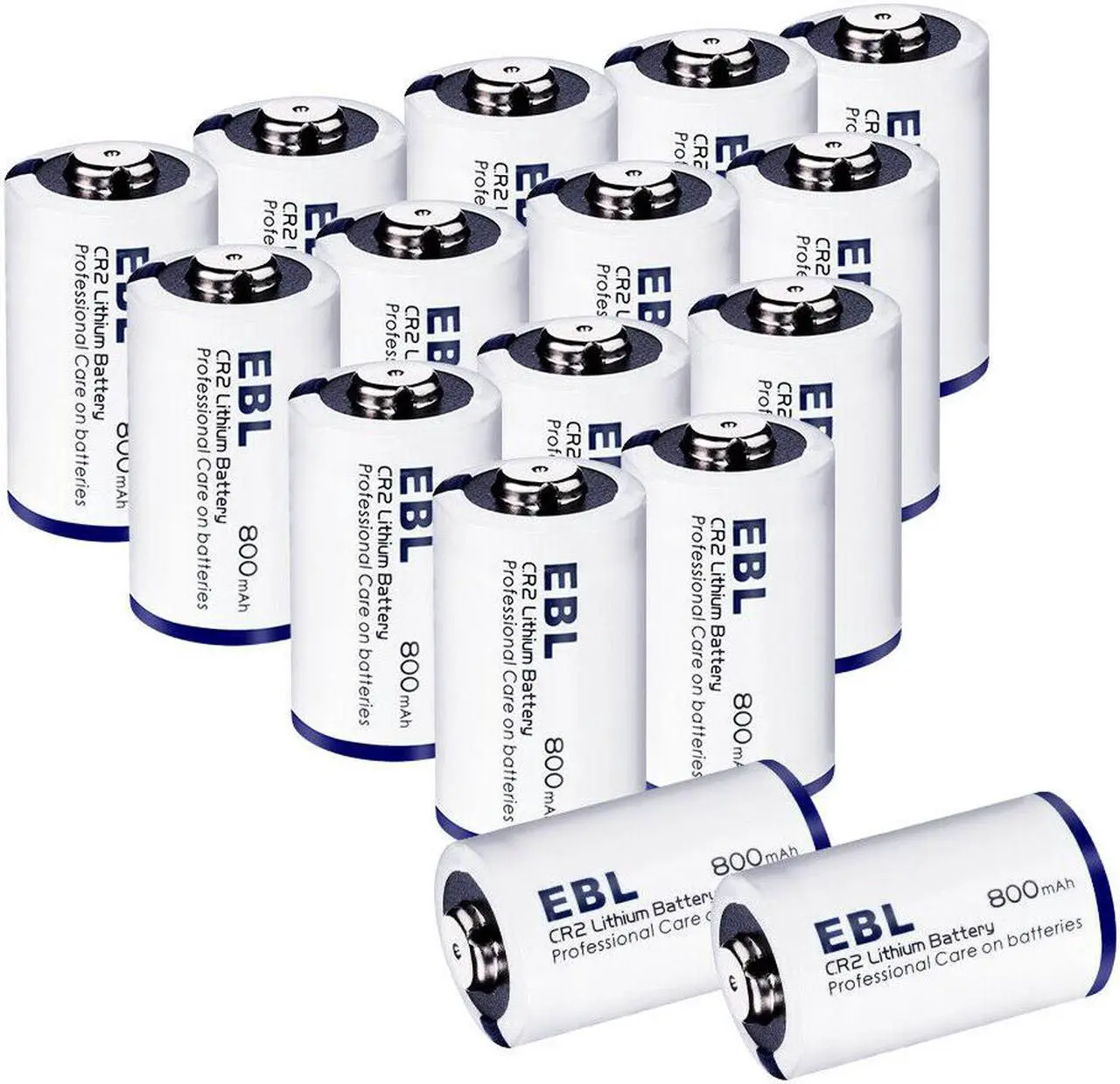 Main image of EBL 16 Pcs Lithium CR2 Batteries 3.0V Photo Batteries CR17355 DLCR2 Camera Toys EXP 2029