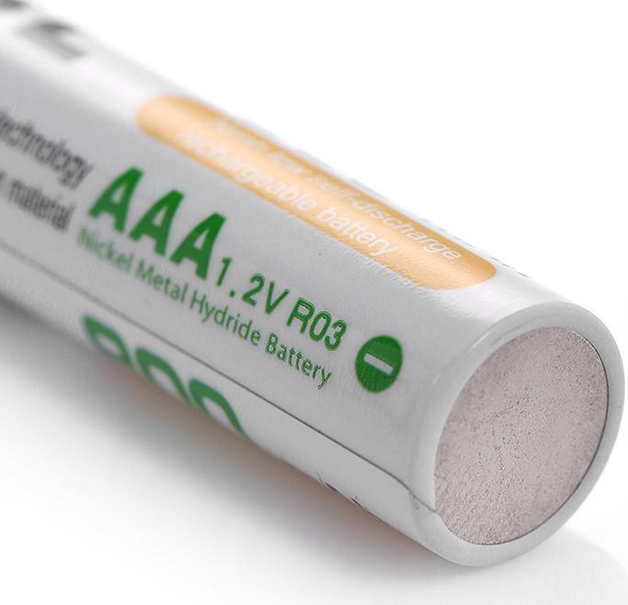 Alt view image 5 of 7 - EBL 8 Pack 1.2V AAA Battery 800mAh Ni-Mh Rechargeable Batteries for cordless phone toys