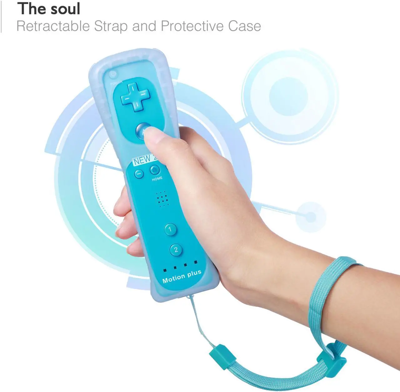 Alt view image 4 of 7 - For Nintendo Wii Wii U Wiimote Built in Motion Plus Inside Remote Controller