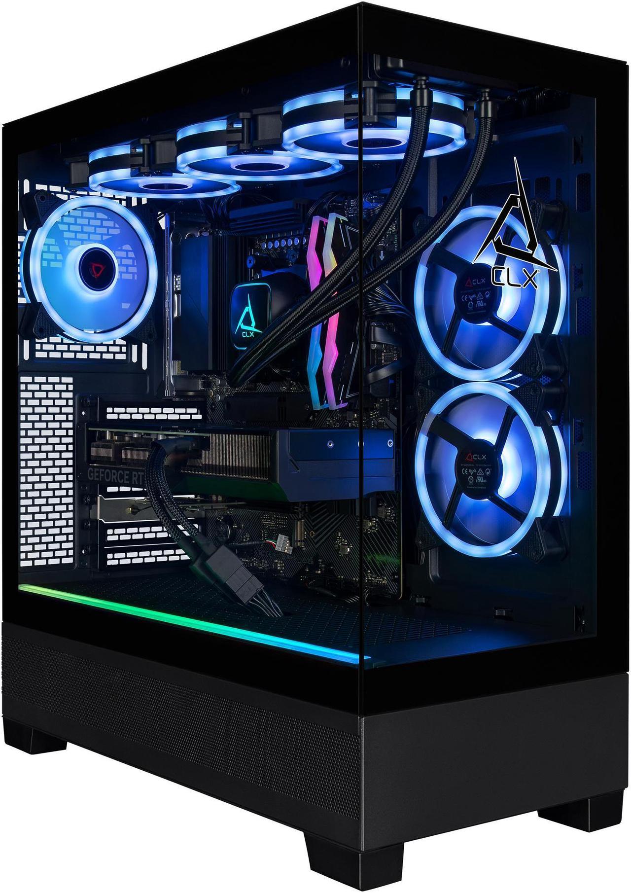 CLX SET Gaming Desktop - AMD Ryzen 9 9900X 4.4GHz 12-Core Processor, 64GB DDR5 Memory, GeForce RTX 4080 SUPER 16GB GDDR6X Graphics, 2TB NVMe M.2 SSD, WiFi, Win 11 Home 64-bit