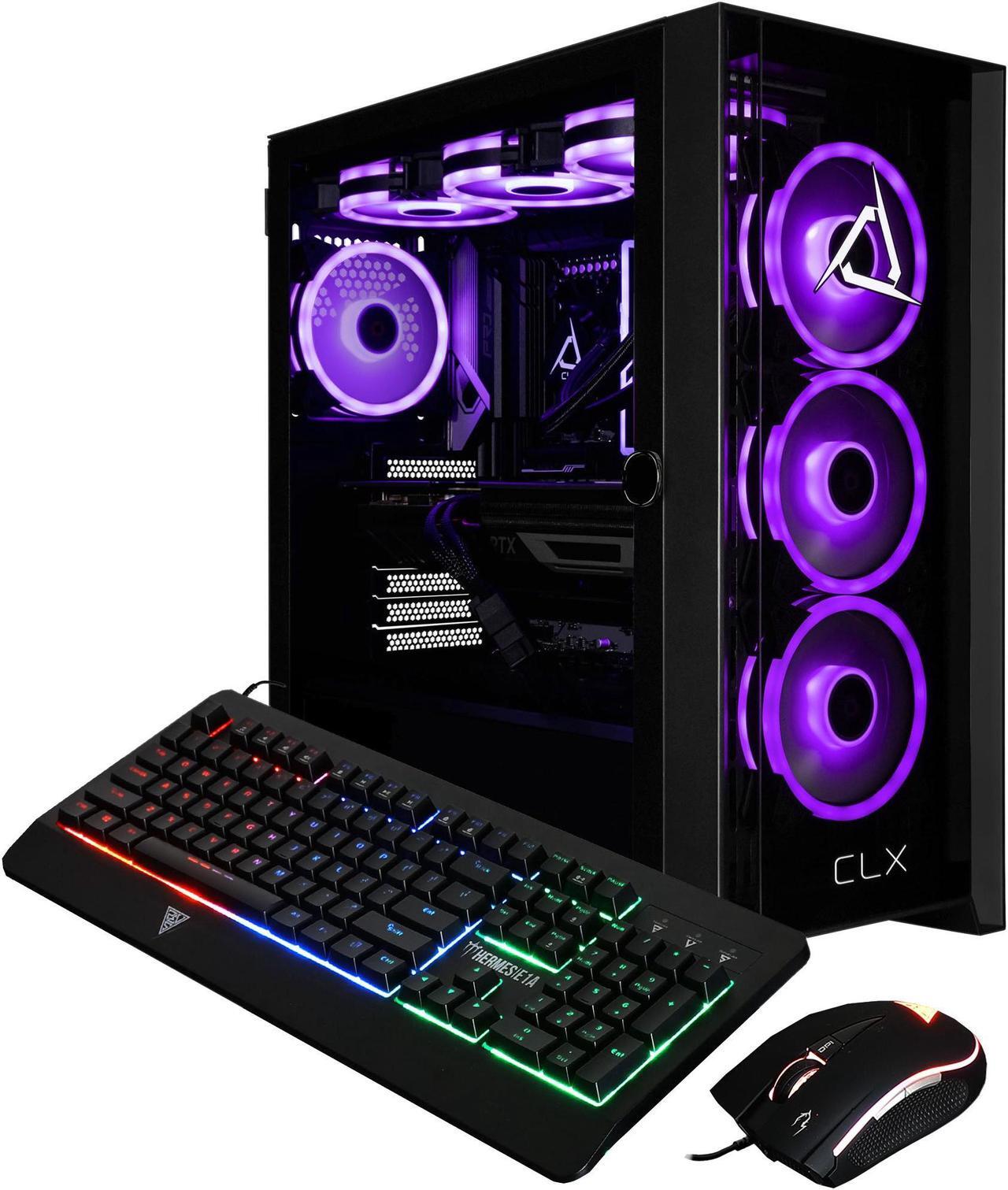 Alt view image 4 of 5 - CLX SET Gaming Desktop - AMD Ryzen 7 9800X3D 4.7GHz 8-Core Processor, 32GB DDR5 Memory, GeForce RTX 4070 SUPER 12GB GDDR6X Graphics, 1TB NVMe M.2 SSD, 4TB HDD, WiFi, Win 11 Home 64-bit