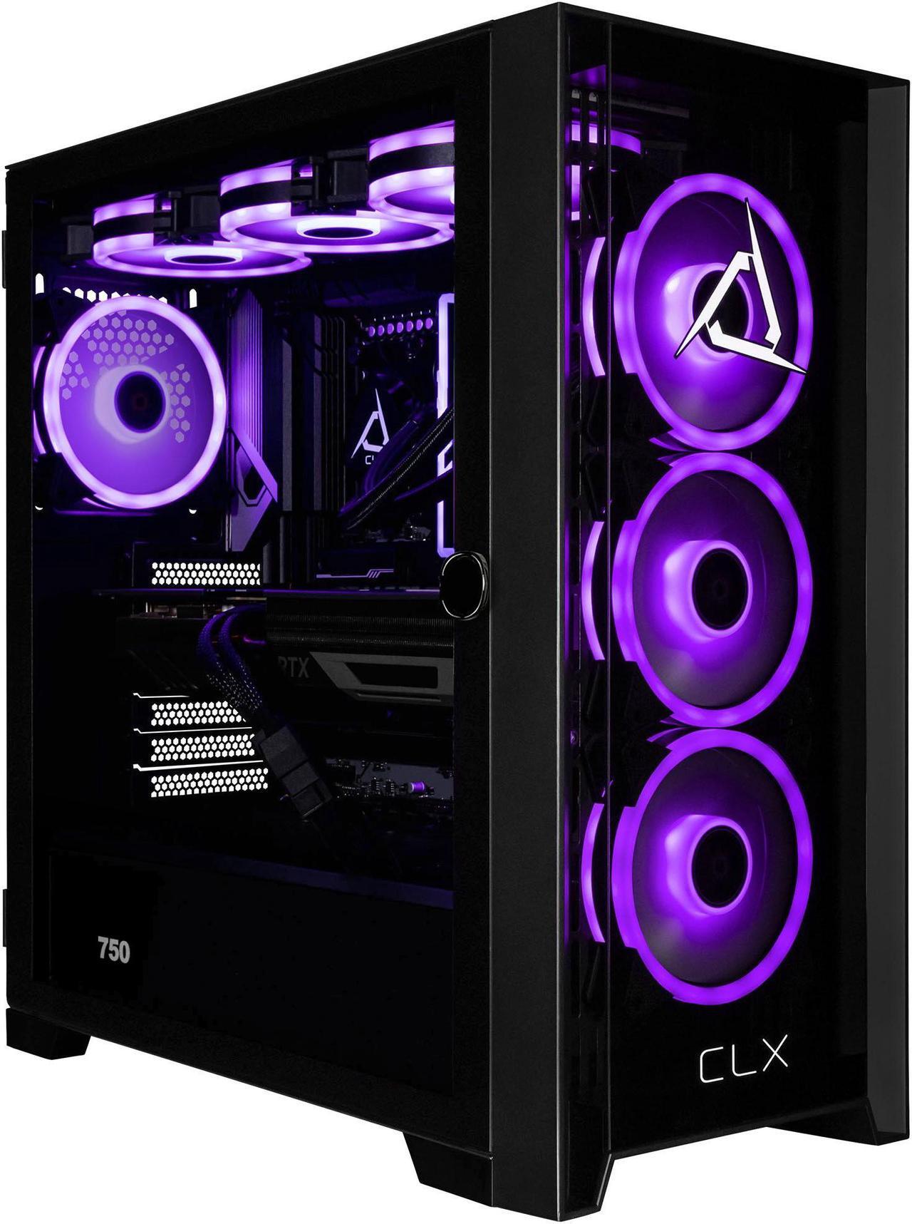 Main image of CLX SET Gaming Desktop - AMD Ryzen 7 9800X3D 4.7GHz 8-Core Processor, 32GB DDR5 Memory, GeForce RTX 4070 SUPER 12GB GDDR6X Graphics, 1TB NVMe M.2 SSD, 4TB HDD, WiFi, Win 11 Home 64-bit