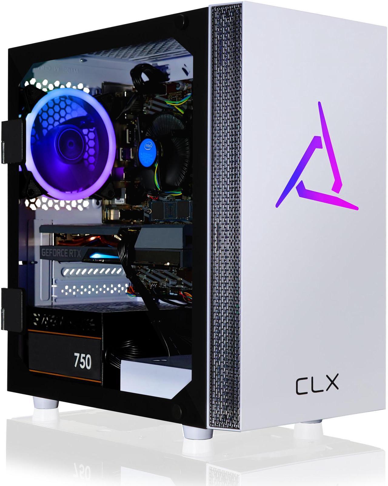 CLX SET Gaming Desktop - Intel Core i5 10400F 2.9GHz 6-Core Processor, 16GB DDR4 Memory, GeForce RTX 3060 12GB GDDR6 Graphics, 500GB NVMe M.2 SSD, 2TB HDD, WiFi, Win 11 Home 64-bit