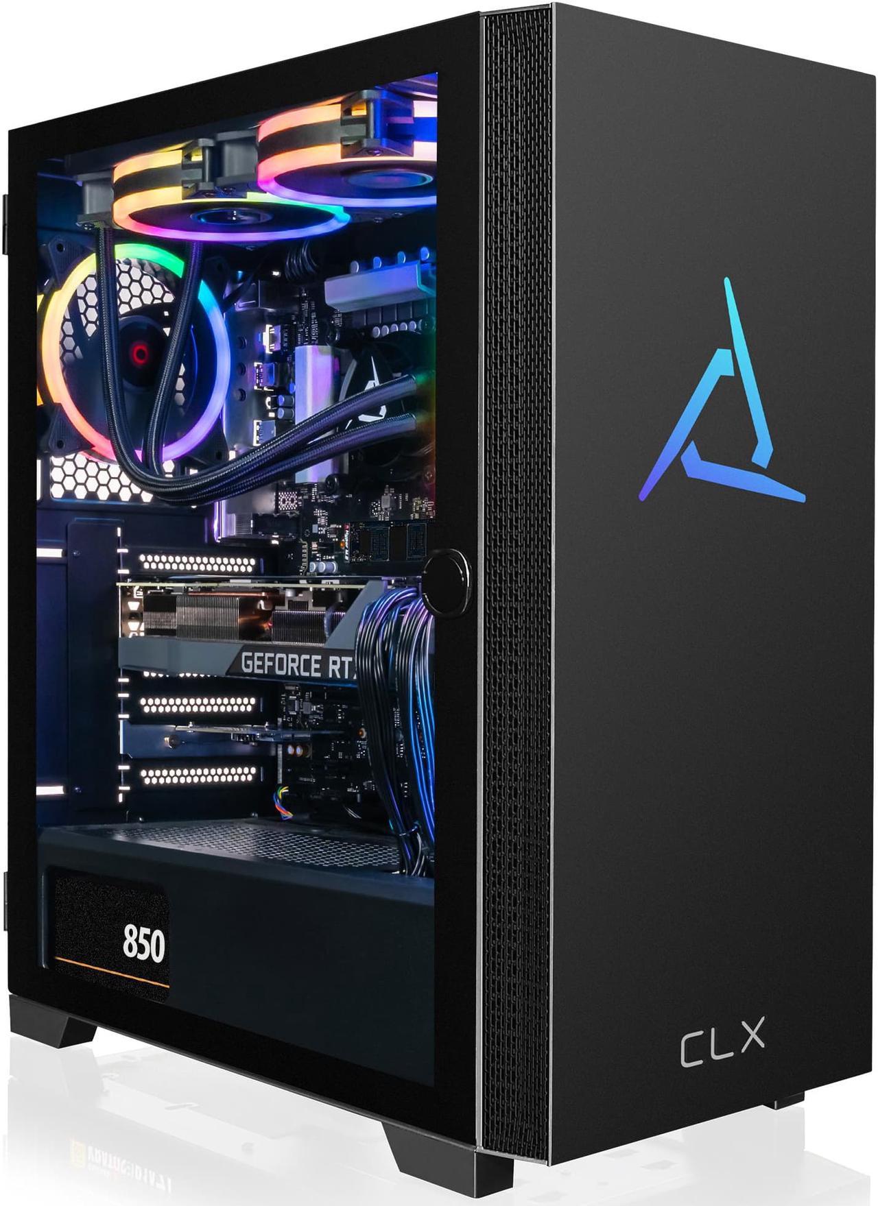 CLX SET Gaming Desktop - Intel Core i7 13700KF 3.4GHz 16-Core Processor, 32GB DDR5 Memory, GeForce RTX 4070 Ti 12GB GDDR6X Graphics 1TB NVMe M.2 SSD, 4TB HDD, WiFi, Win 11 Home 64-bit