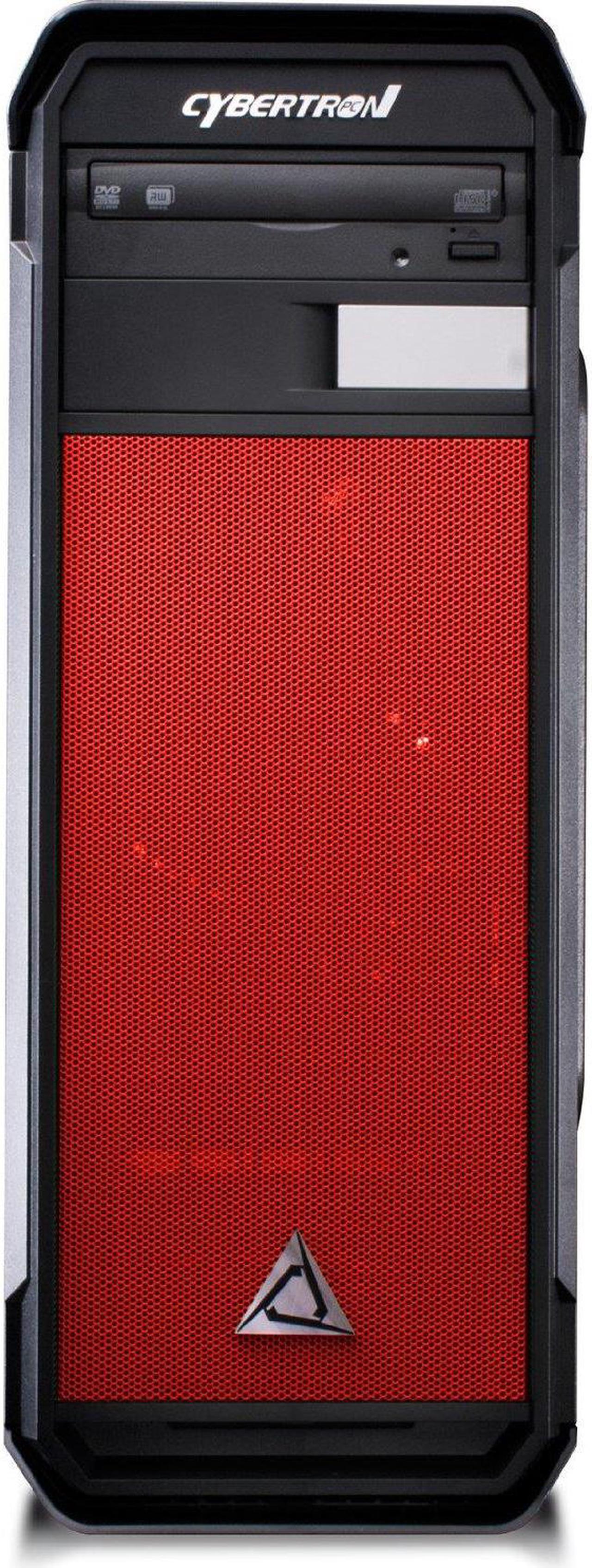 Alt view image 2 of 7 - CybertronPC Gaming Desktop Computer Rhodium (Black/Red) AMD FX-8300 3.30GHz (8 Cores) 16GB DDR3 1TB HDD NVIDIA GeForce GTX 1050 Ti 4GB GDDR5 DVD-RW Drive MS Windows 10 Home 64-Bit