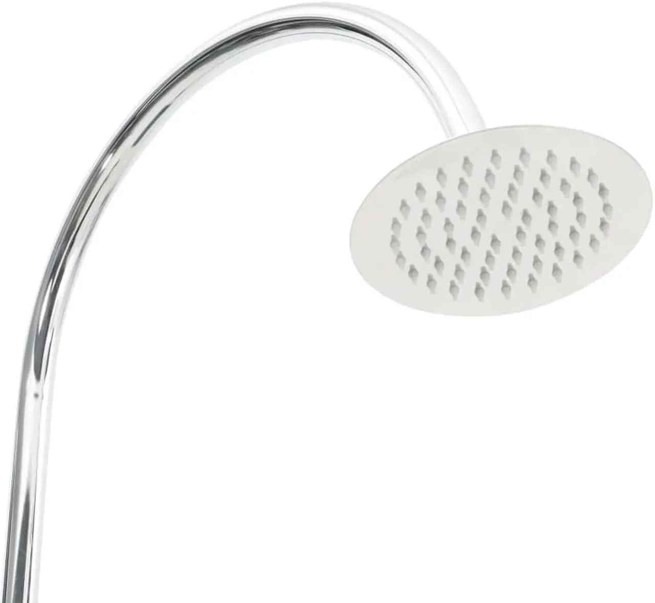 Alt view image 5 of 11 - vidaXL Garden Shower Swimming Pool Shower with Chassis Board Anthracite Wood