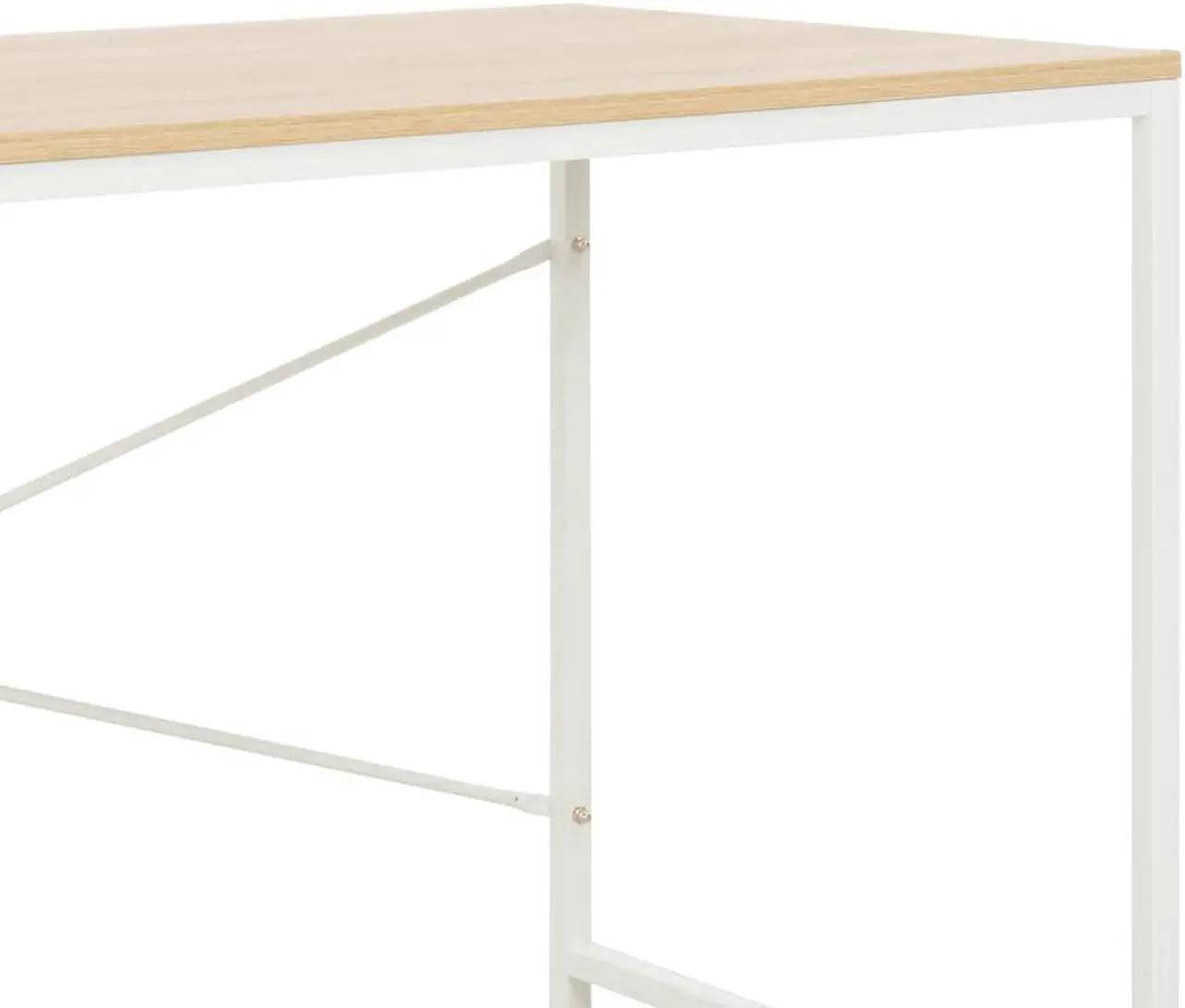 Alt view image 13 of 15 - vidaXL Desk Home Office Desk Computer Desk Workstation Solid Wood Reclaimed