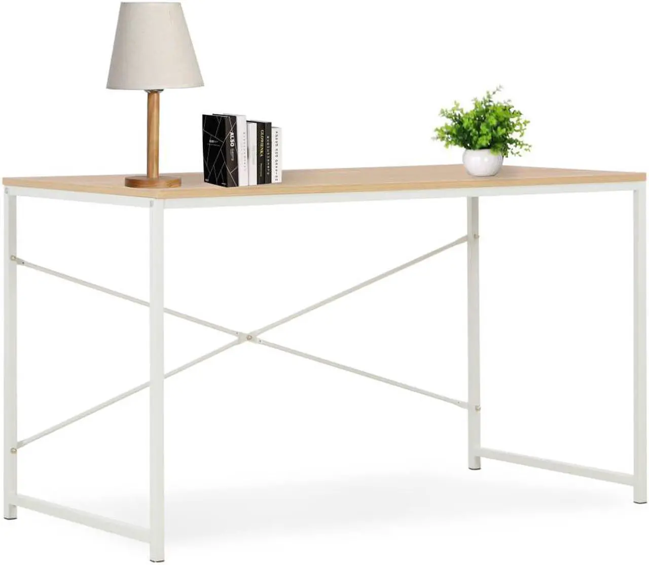 Main image of vidaXL Desk Home Office Desk Computer Desk Workstation Solid Wood Reclaimed