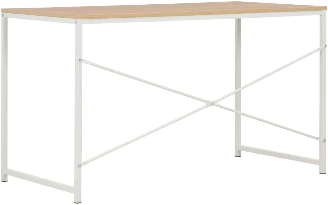 Alt view image 4 of 15 - vidaXL Desk Home Office Desk Computer Desk Workstation Solid Wood Reclaimed