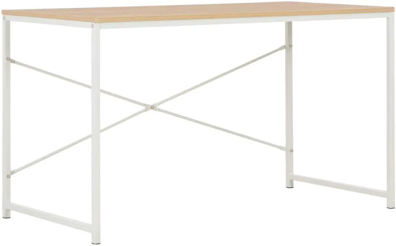 Alt view image 2 of 15 - vidaXL Desk Home Office Desk Computer Desk Workstation Solid Wood Reclaimed