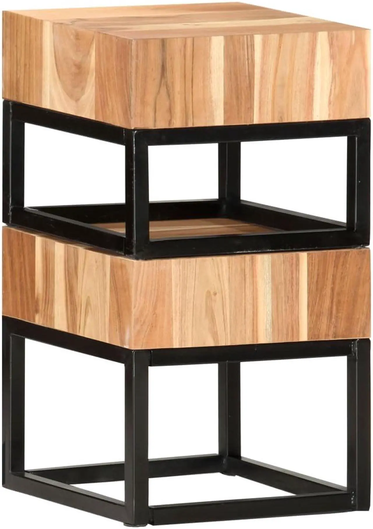 Alt view image 5 of 14 - vidaXL Side Tables 2 Pcs Coffee Table End Table Furniture Solid Acacia Wood
