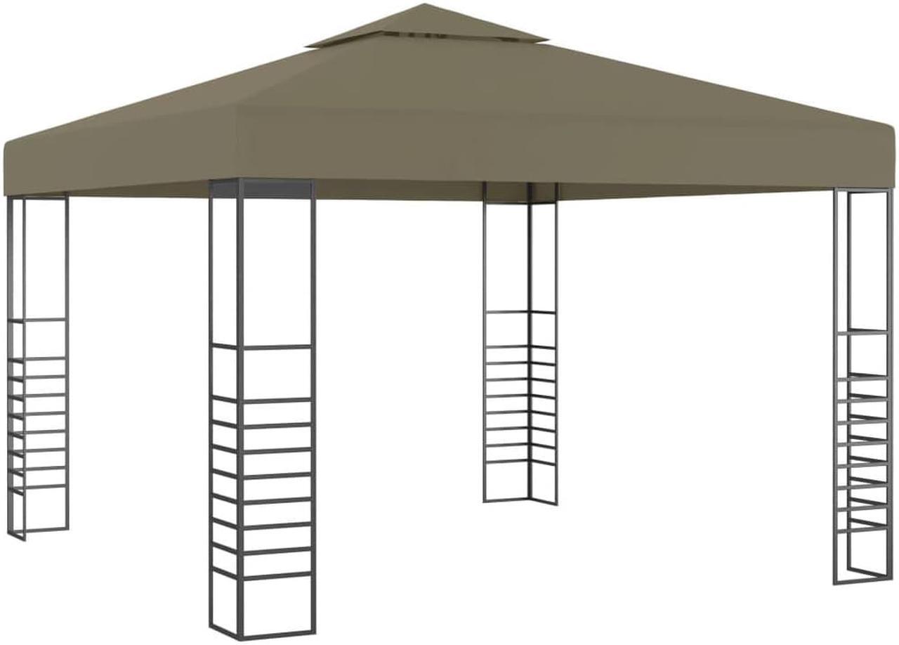 Main image of vidaXL Gazebo Outdoor Canopy Patio Pavilion Sunshade Shelter Party Tent Taupe
