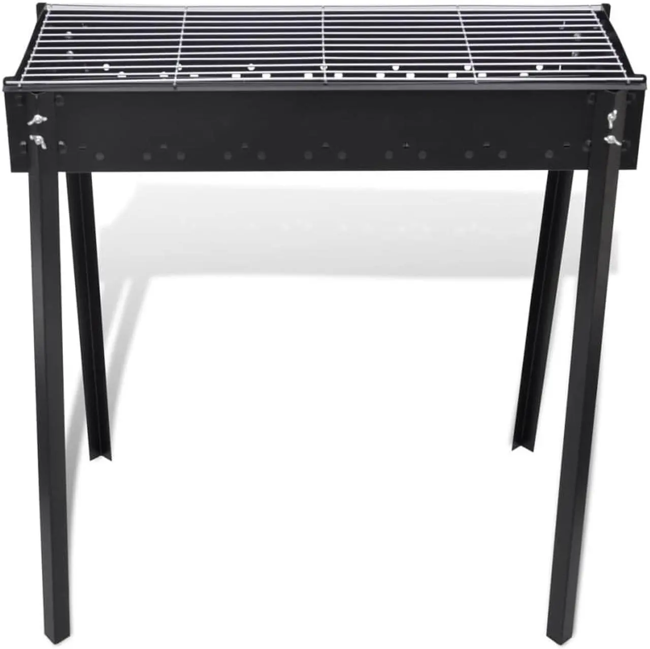 Alt view image 2 of 8 - vidaXL Charcoal Barbecue Charcoal Grill BBQ Grill for Outdoor Camping Picnic