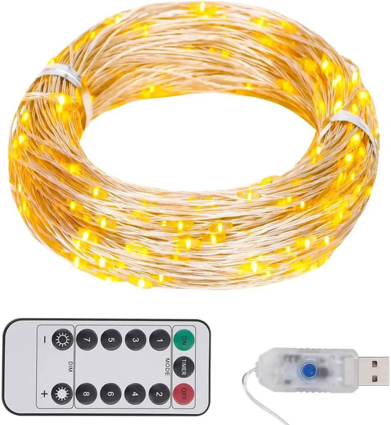 Alt view image 12 of 16 - vidaXL LED String Lights Holiday Xmas Fairy Lights with 150 LEDs Warm White