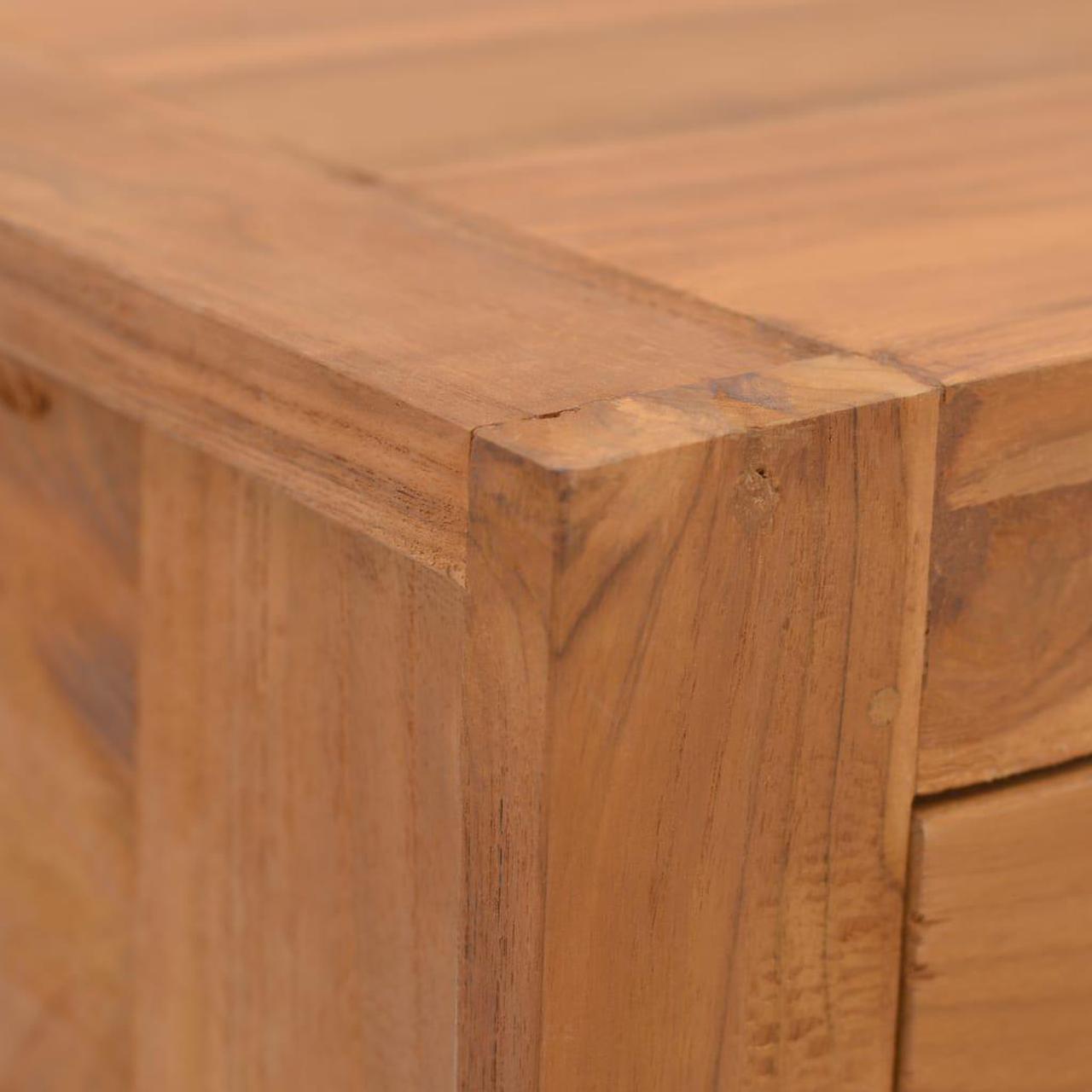 Alt view image 5 of 18 - vidaXL Cabinet End table Small Dresser for Hallway Bedroom Solid Wood Teak