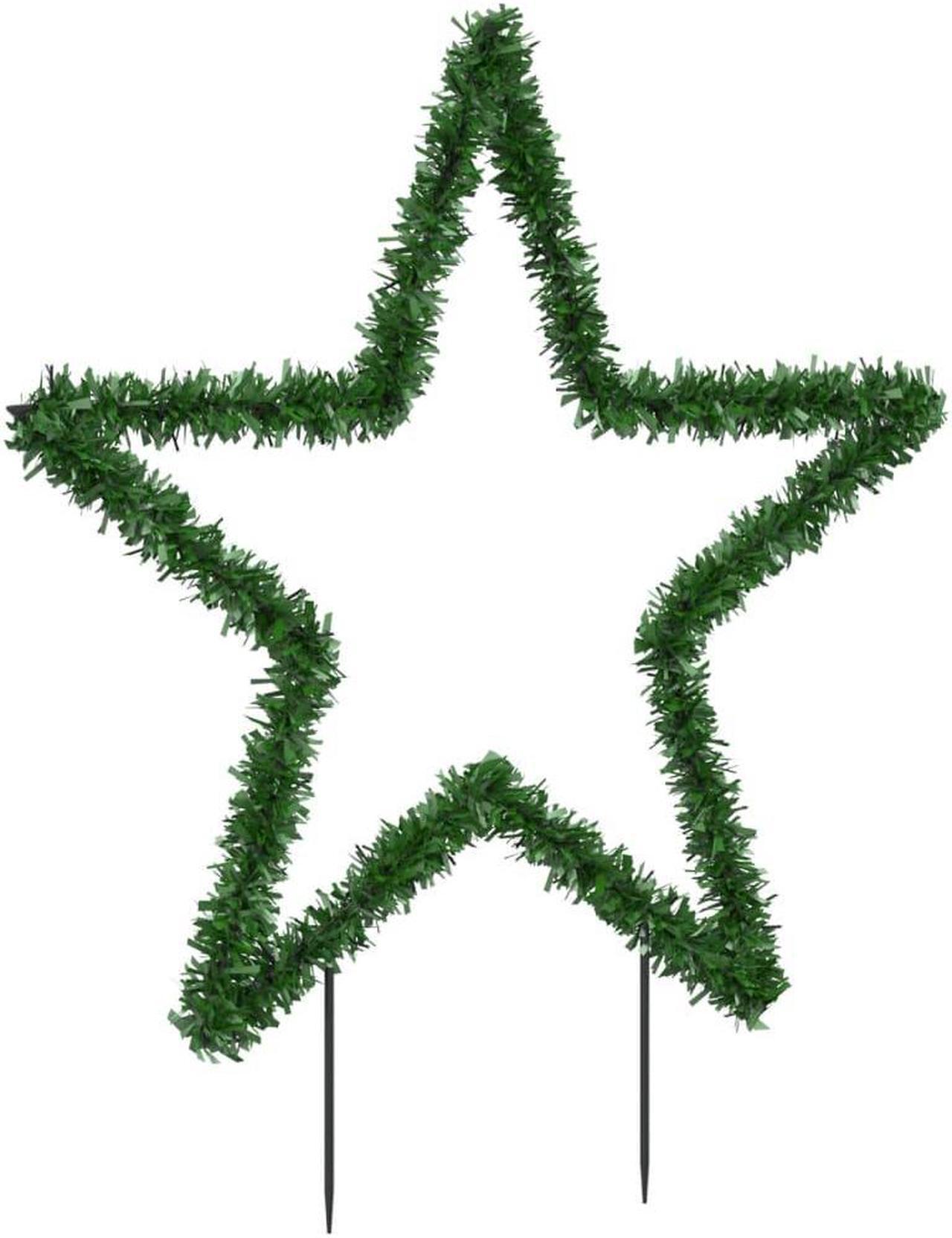 Alt view image 3 of 6 - vidaXL Christmas Decoration with Spikes Outdoor Light Decoration Star 80 LEDs