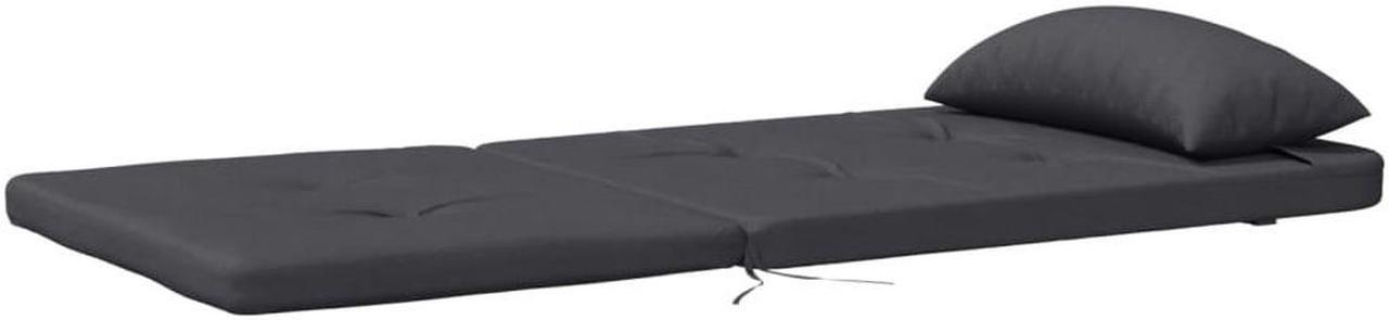 Alt view image 3 of 6 - vidaXL Adirondack Chair Cushion 2 Pcs Seat Cushion Anthracite Oxford Fabric