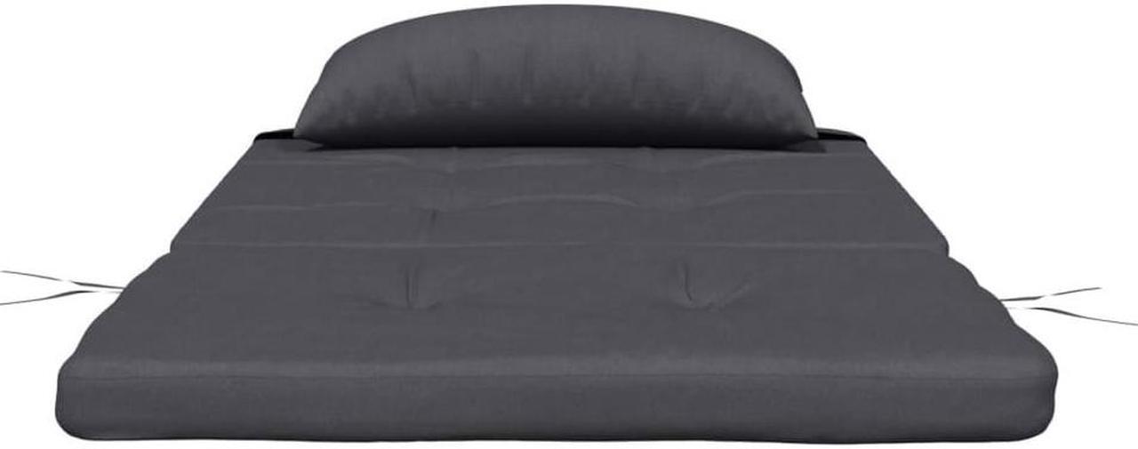 Alt view image 5 of 6 - vidaXL Adirondack Chair Cushion 2 Pcs Seat Cushion Anthracite Oxford Fabric