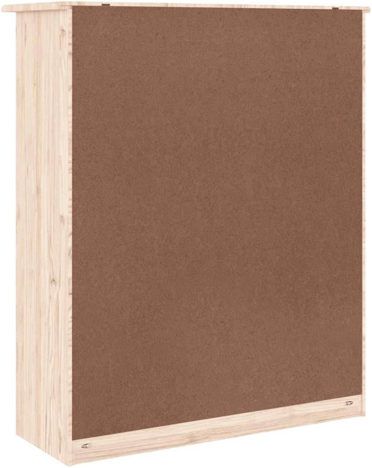 Alt view image 5 of 7 - vidaXL Kitchen Shelf Wooden Dresser Top for Highboard ALTA Solid Wood Pine