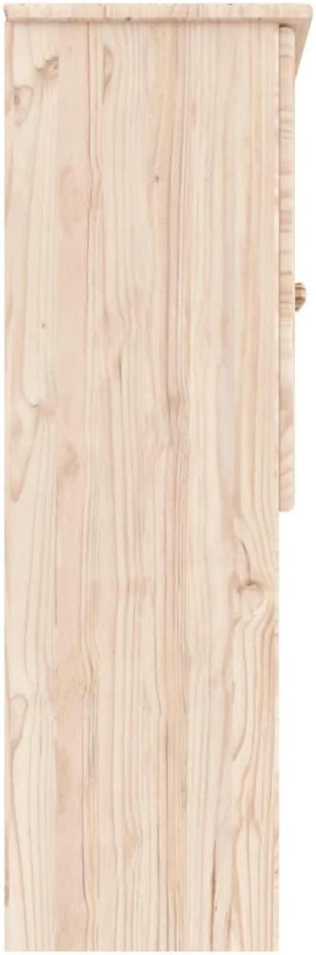 Alt view image 6 of 7 - vidaXL Kitchen Shelf Wooden Dresser Top for Highboard ALTA Solid Wood Pine