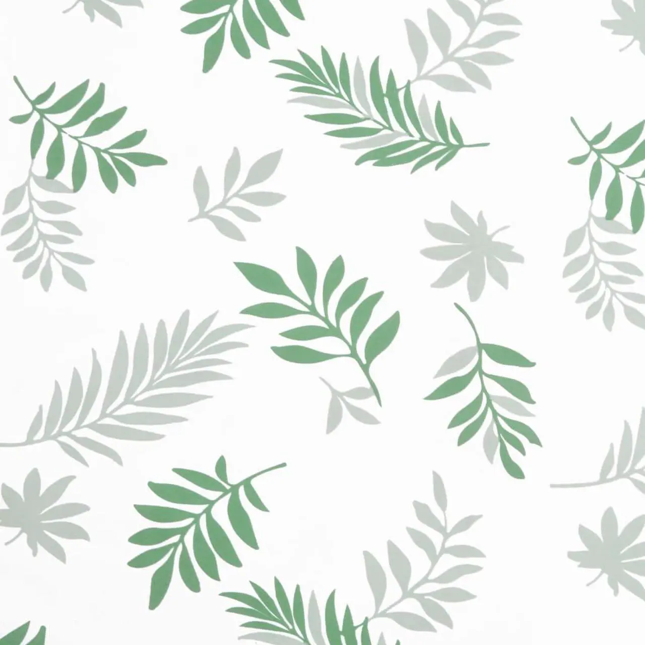 Alt view image 6 of 7 - vidaXL Garden Bench Cushion Green leaf pattern Oxford fabric