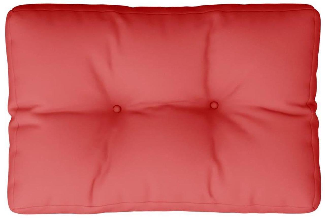 Alt view image 2 of 7 - vidaXL Pallet Cushion Red 100% Polyester 23.6"" x 15.7"" x 4.7
