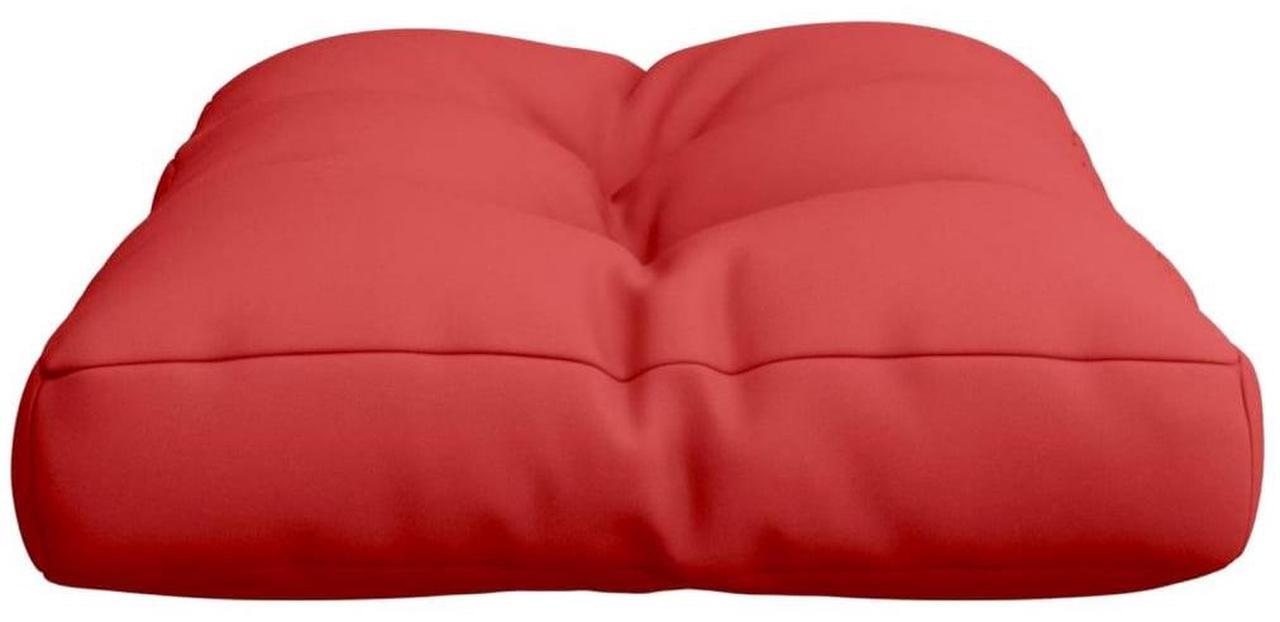 Alt view image 6 of 7 - vidaXL Pallet Cushion Red 100% Polyester 23.6"" x 15.7"" x 4.7