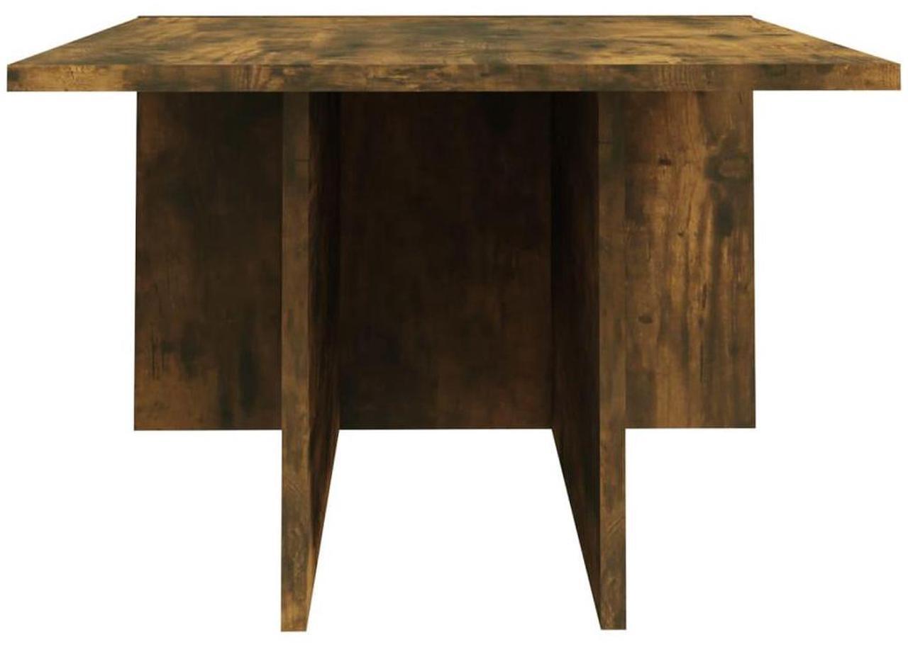 Alt view image 6 of 7 - vidaXL Coffee Table Smoked Oak Engineered Wood Medium Great Design