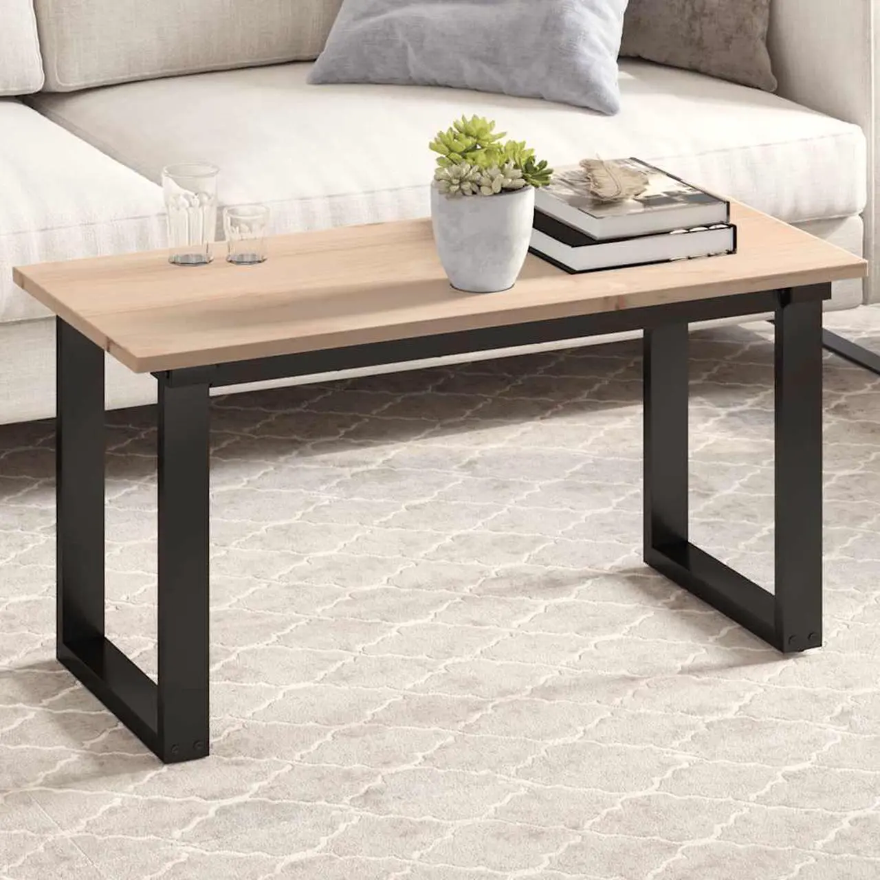 Main image of vidaXL Table Top Natural pine Solid Pine Wood Medium Durable