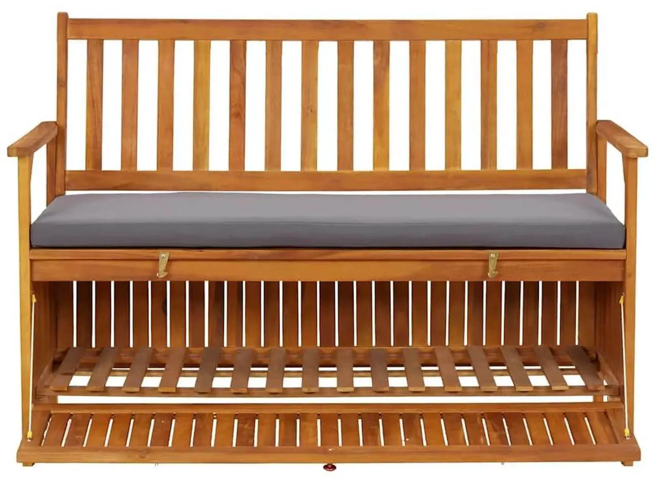 vidaXL Garden Storage Bench
