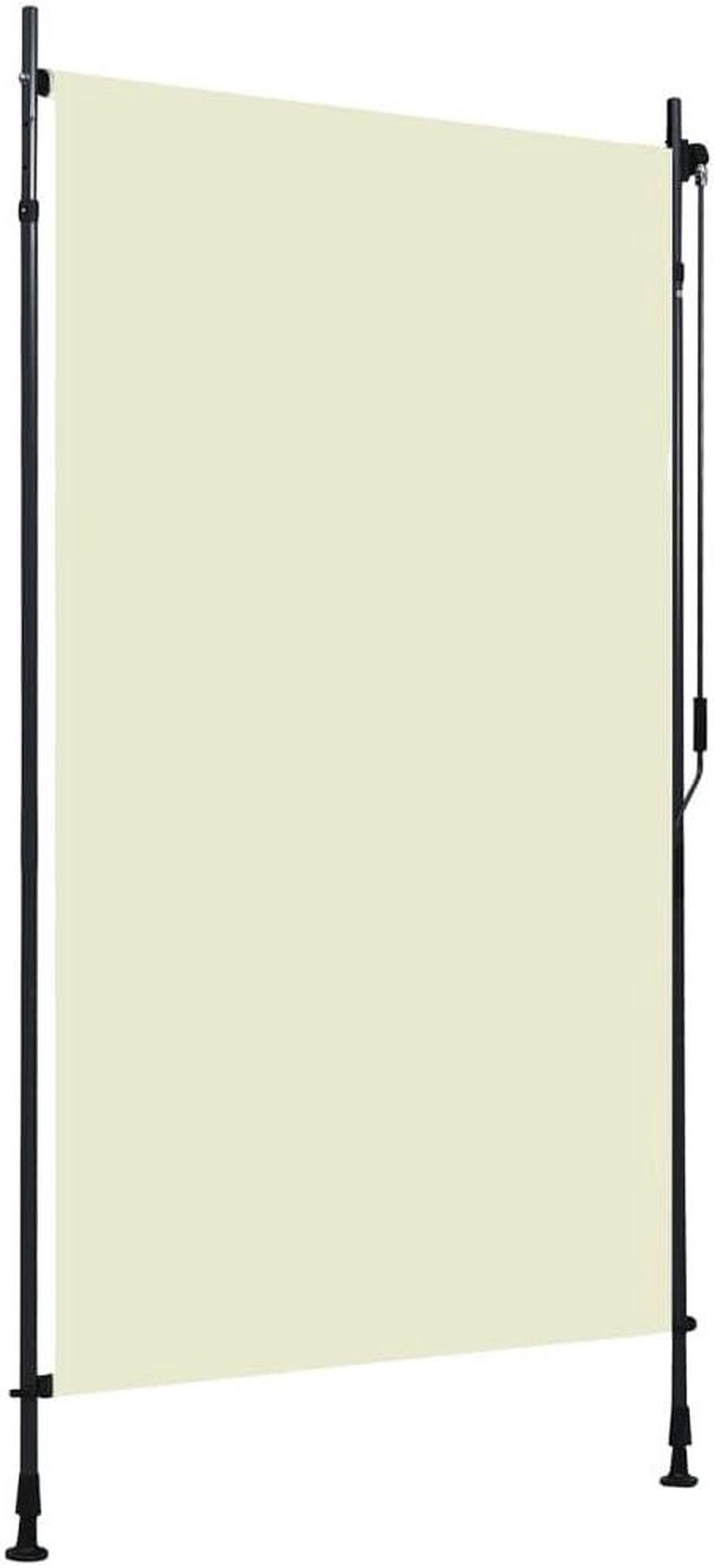 Main image of vidaXL Roller Blind Blackout Blind with Hand Crank Height Adjustable Cream
