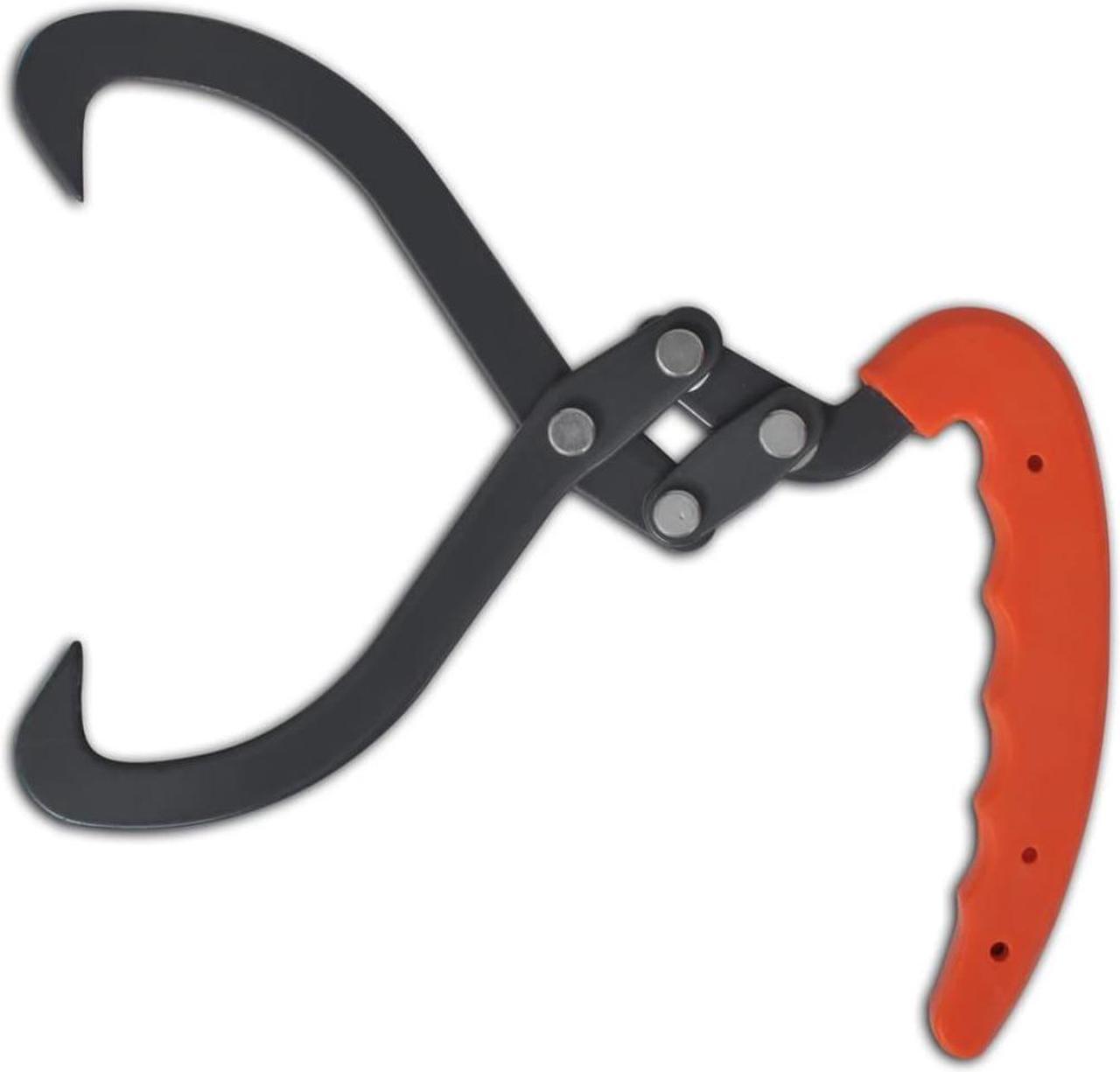 Alt view image 2 of 11 - vidaXL Log Tongs 4 Pcs Skidding Tongs with PVC Handle Log Grabber Carbon Steel
