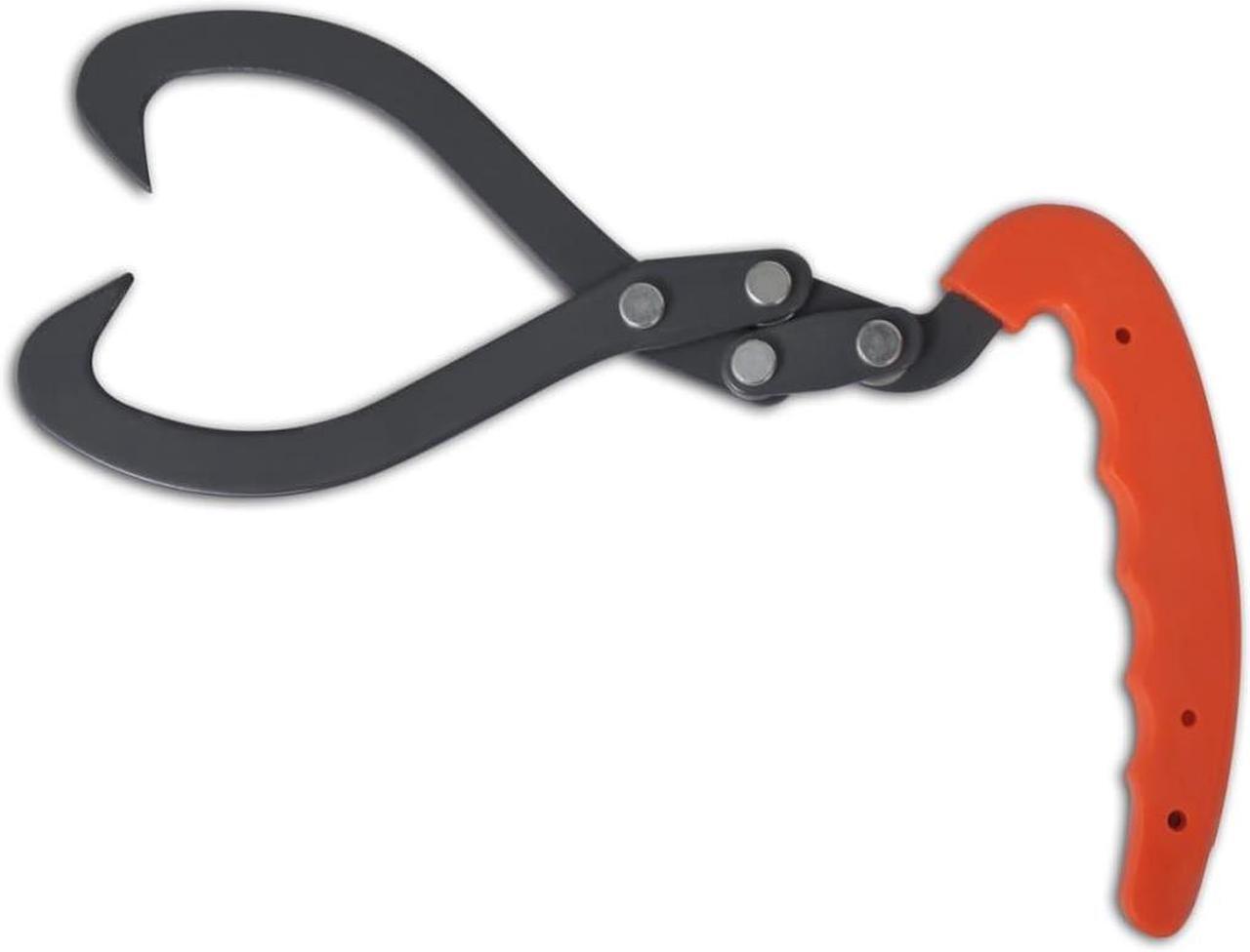 Alt view image 3 of 11 - vidaXL Log Tongs 4 Pcs Skidding Tongs with PVC Handle Log Grabber Carbon Steel