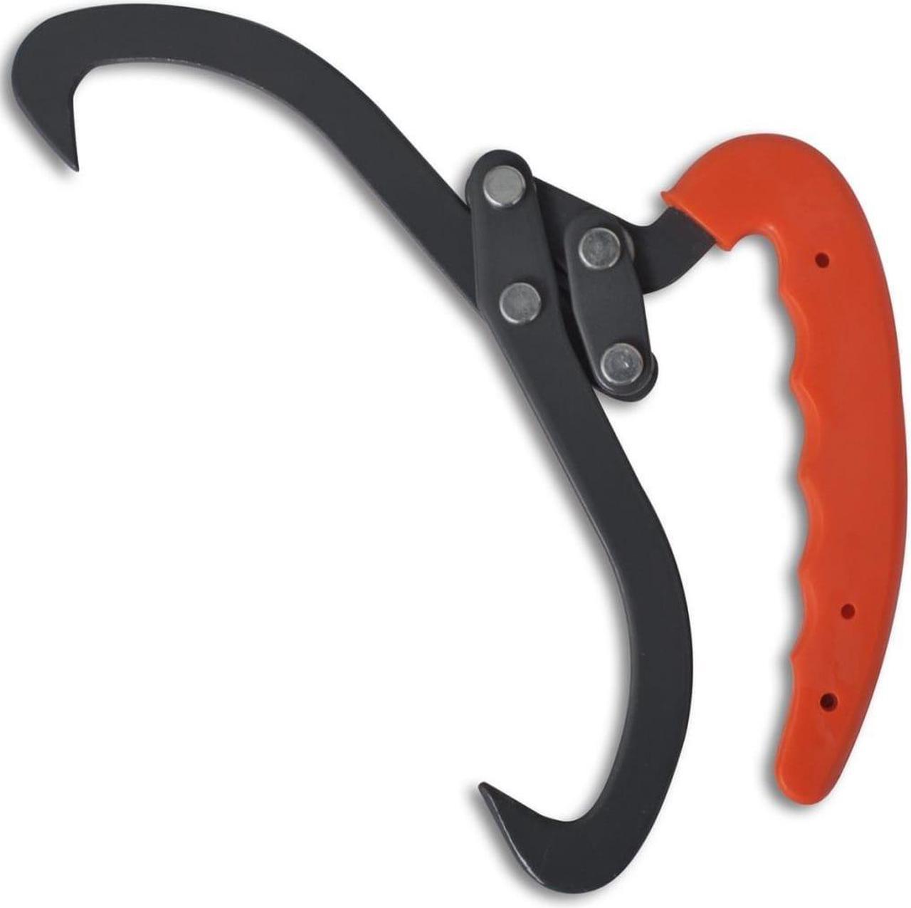 Alt view image 4 of 11 - vidaXL Log Tongs 4 Pcs Skidding Tongs with PVC Handle Log Grabber Carbon Steel