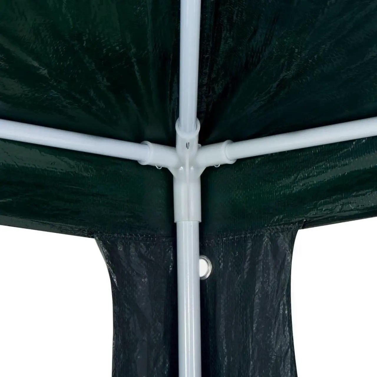 Alt view image 5 of 11 - vidaXL Party Tent Outdoor Canopy Tent Patio Gazebo Marquee Sunshade PE Green