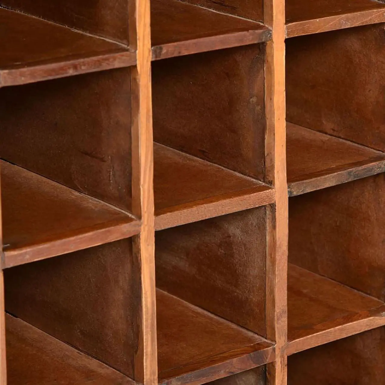 Alt view image 12 of 17 - vidaXL Wine Cabinet Bottle Holder Floor Wine Cabinet Solid Reclaimed Wood