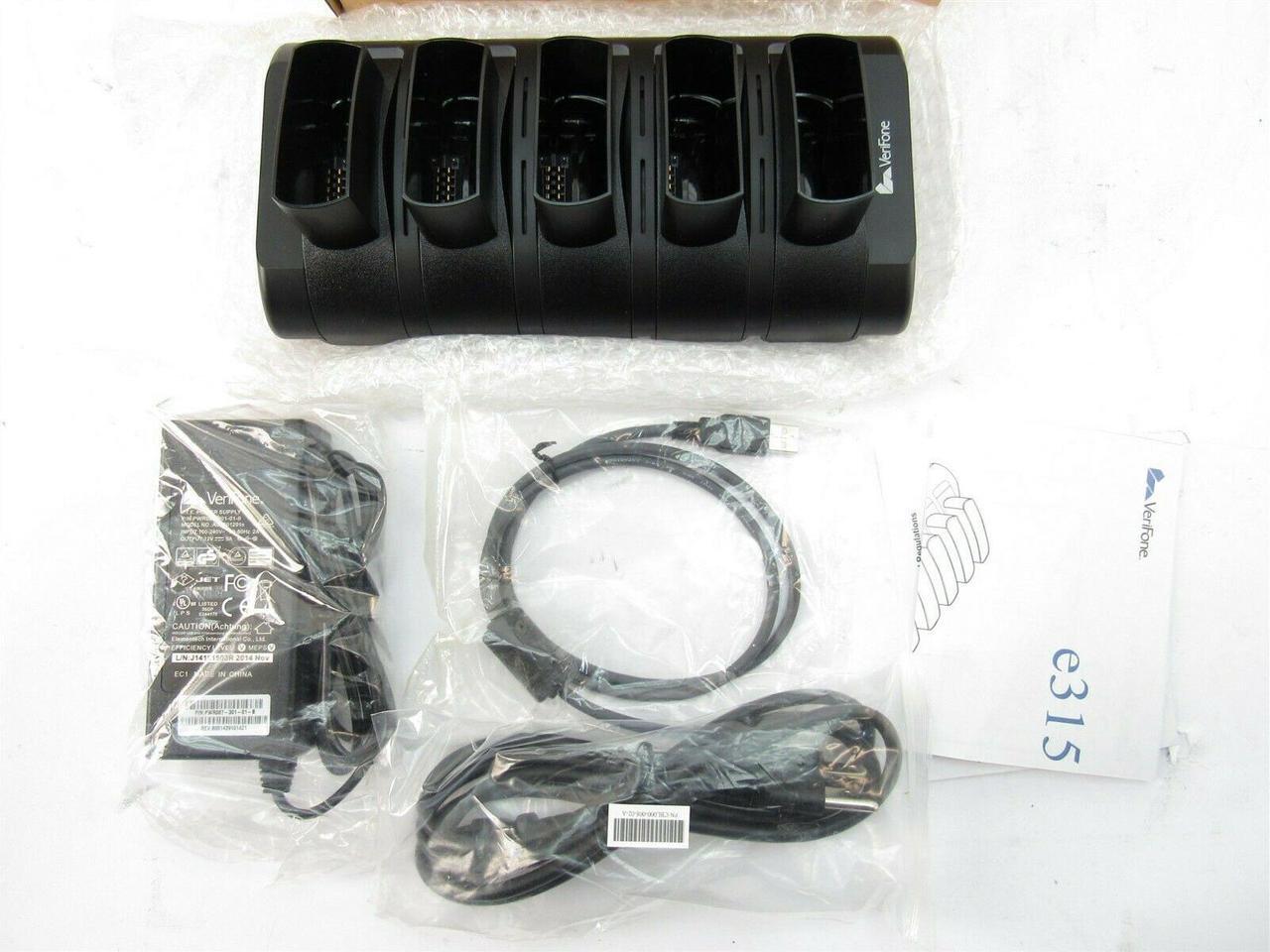 Alt view image 5 of 8 - VeriFone M087-Q03-50-NAA e315 Only - 5 Slot Smart Charger