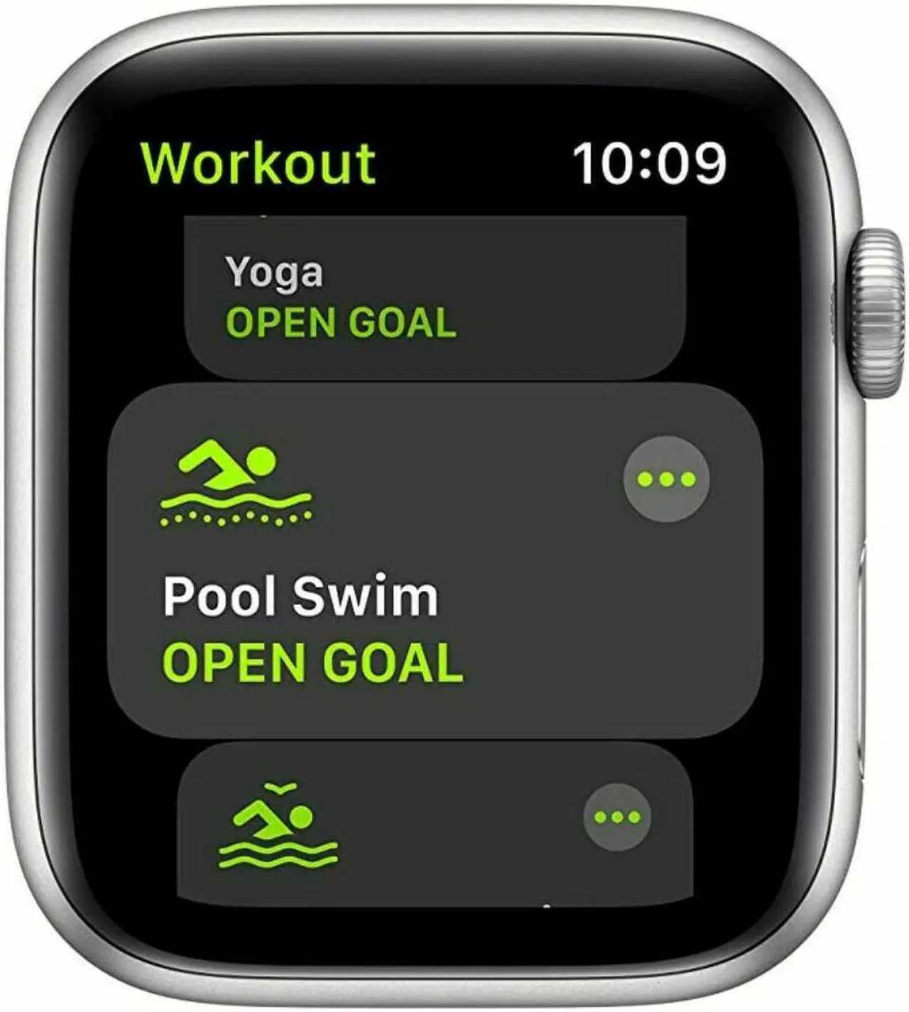Alt view image 5 of 14 - Apple Watch Series 6 44mm Silver Aluminum Case with White Sport Band GPS M00D3LL/A A2292