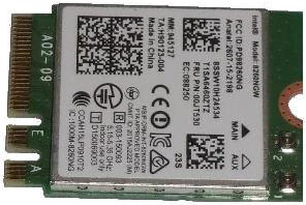 Main image of Genuine Lenovo ThinkPad T460 Series Wireless WiFi Card 00JT530
