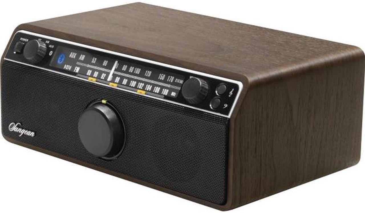 Alt view image 4 of 5 - SANGEAN FM / AM / Aux-in / Bluetooth Wooden Cabinet Receiver WR-12BT