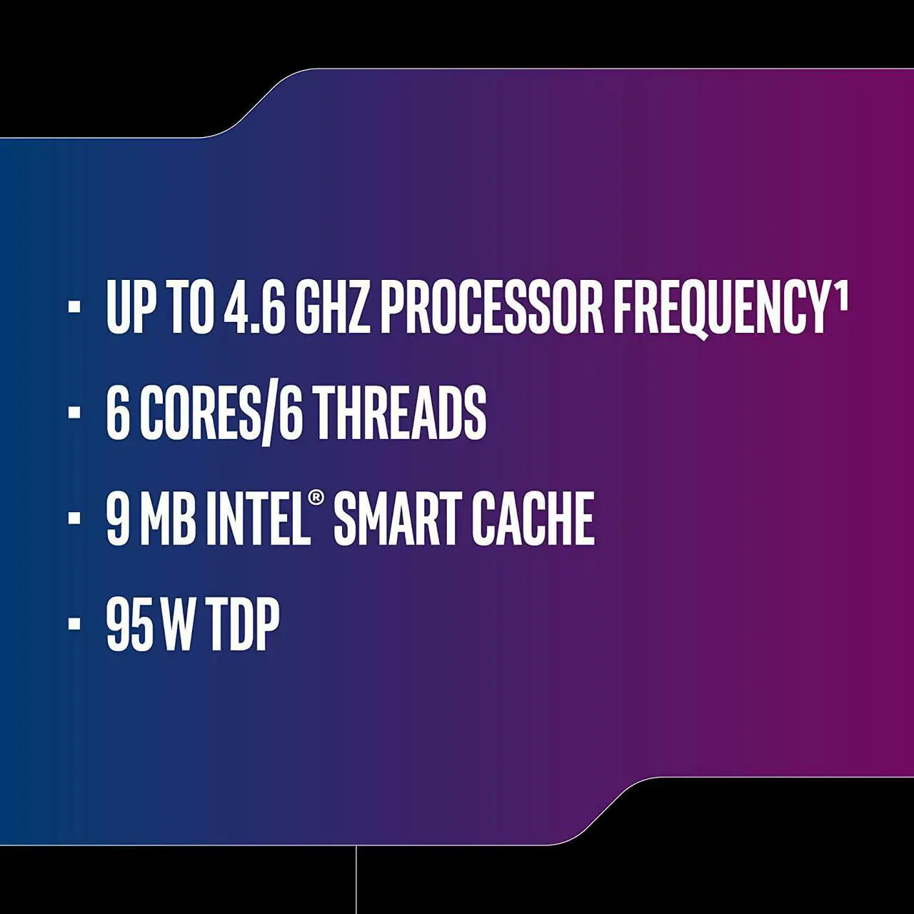 Alt view image 3 of 4 - Intel CORE I5-9600K 3.7 GHZ SKT1151 9MB CACHE BOXED - BX80684I59600K (Components > Processors CPU)