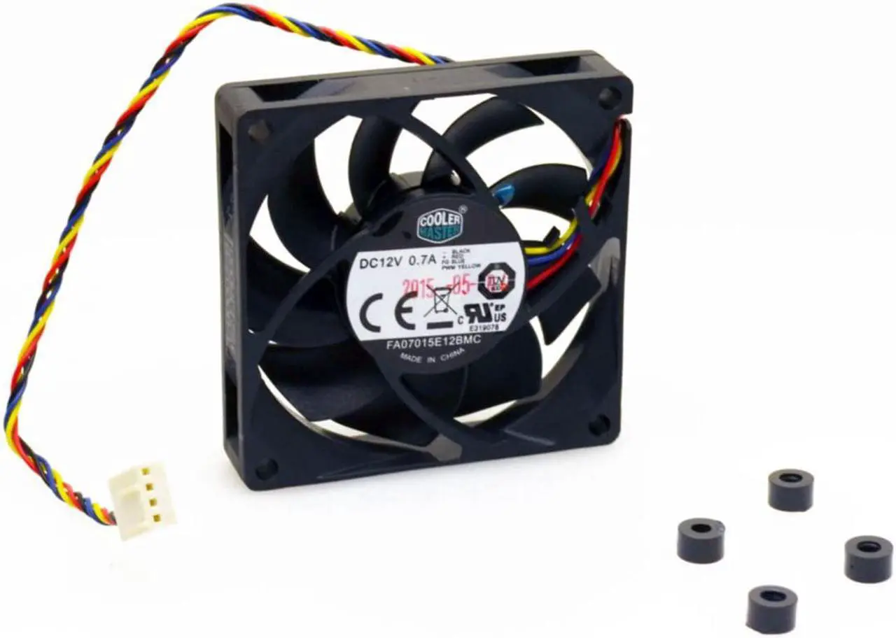 Main image of CWC-GROUP PartsCollection FA07015E12BMC Cooler Master 70mm x 15mm AMD Heatsink Cooling Fan 12V 0.70A 4-Pin