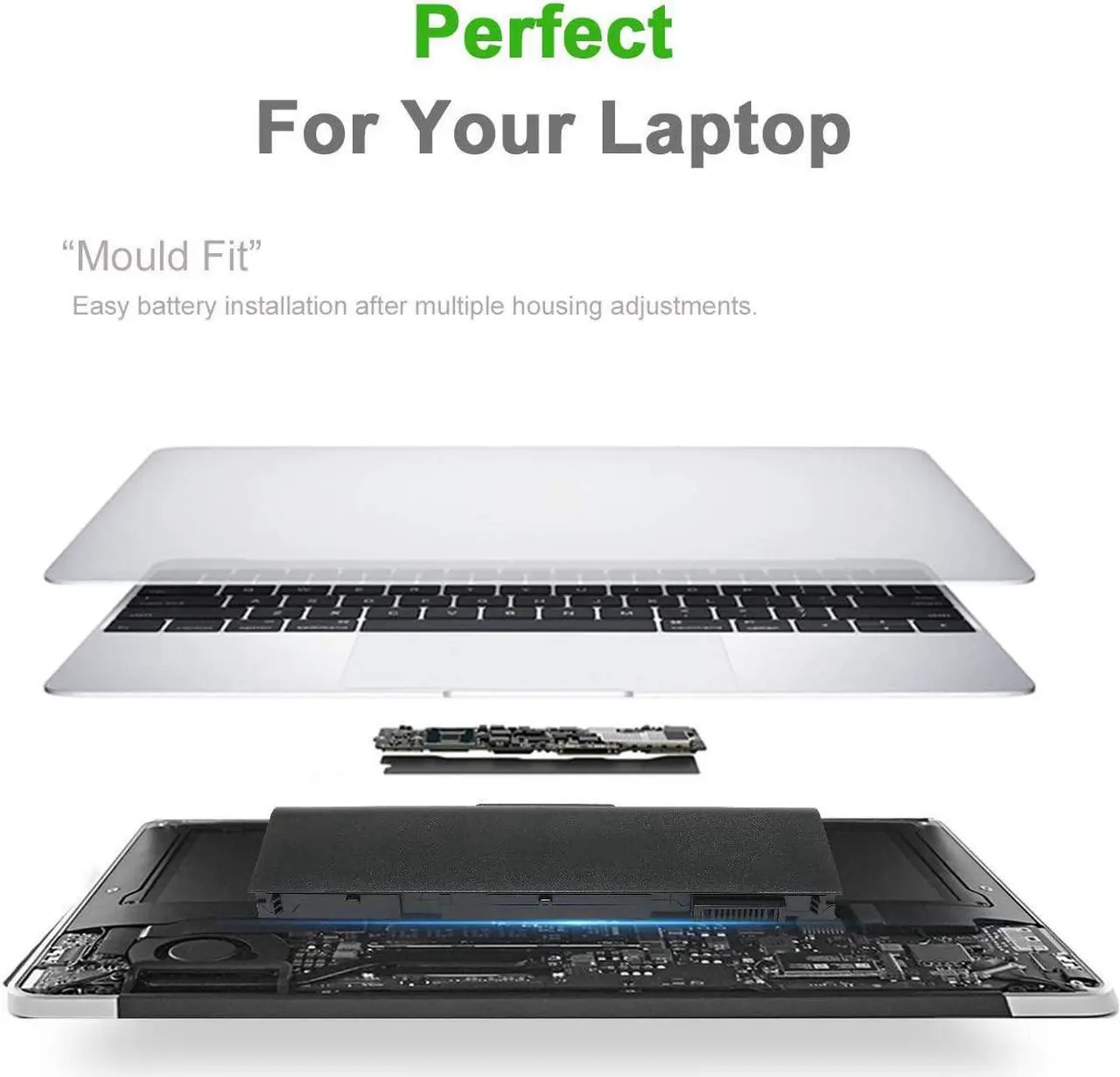Alt view image 5 of 6 - New E6420 T54FJ Laptop Battery for Dell Latitude E5420 E5530 E6430 E6520 E6530 E6440 E6540 E5430 E5520 Inspiron 15R (5520) 17R (5720) 17R (7720) 15R (7520) P/N:8858X T54F3 M5Y0X P8TC7 P9TJ0 R48V