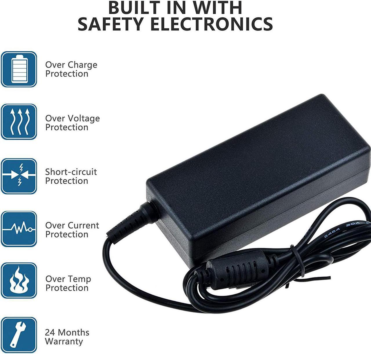 Alt view image 3 of 3 - SupplySource AC/DC Adapter for Dynex DX-SB114 DXSB114 Soundbar Sound bar Home Theater Speaker System Hall Research VSA-51 VSA-51-R VSA51 VSA51R Digital AV Room Control System Power Battery Charger